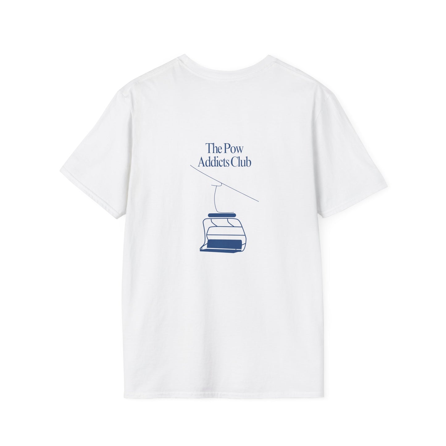 Pow Adicts Club Unisex Ski SnowboardTee