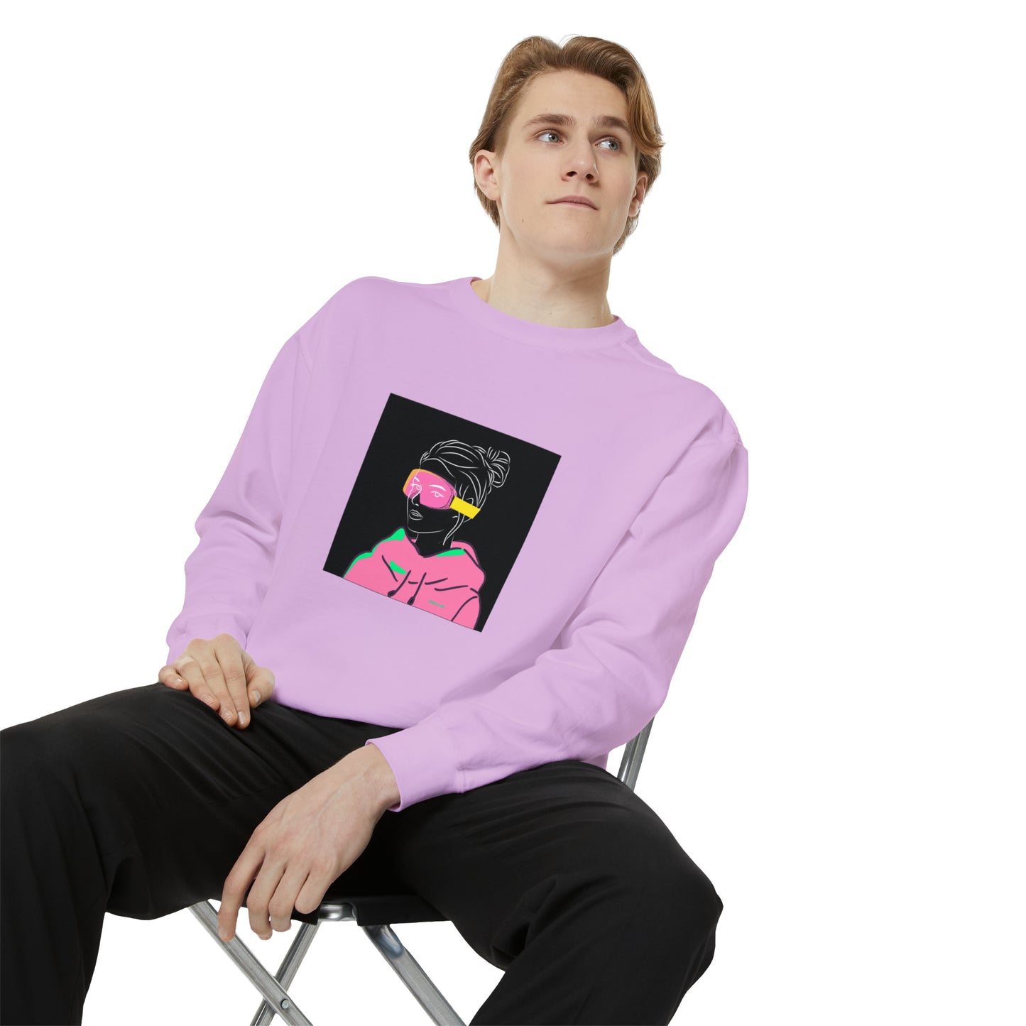 Women's Men's Ski Snowboard Retro Sweatshirt