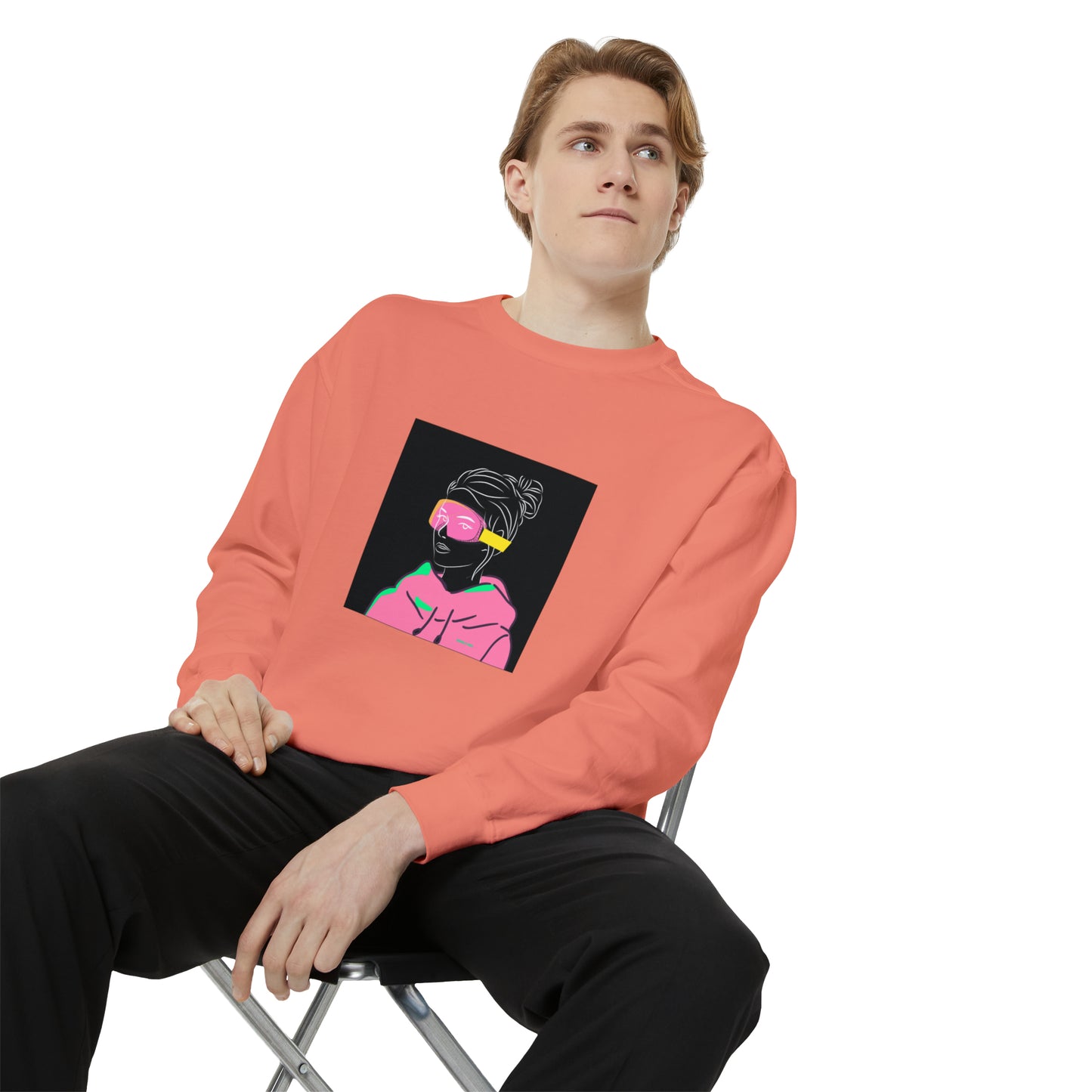 Women's Men's Ski Snowboard Retro Sweatshirt