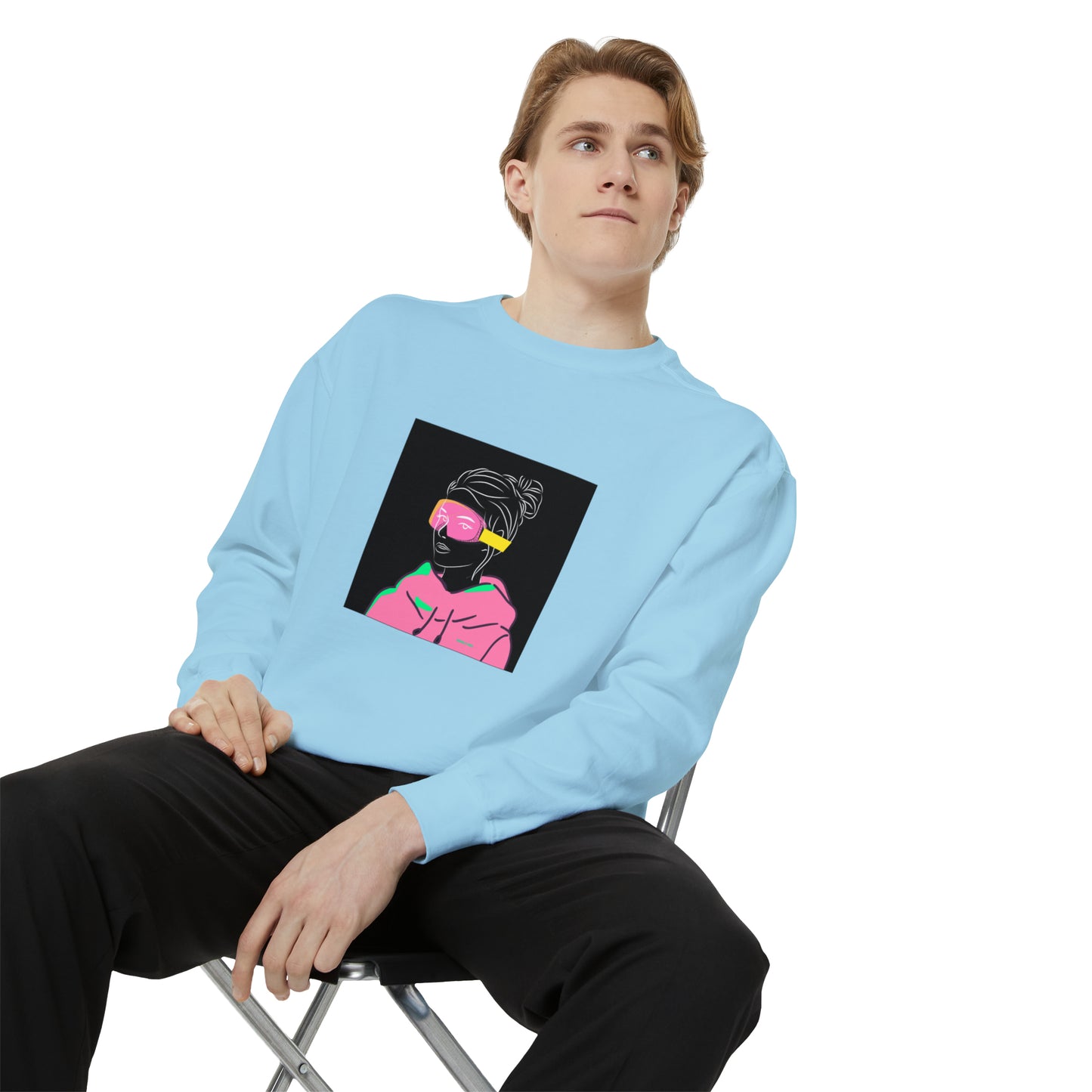 Women's Men's Ski Snowboard Retro Sweatshirt