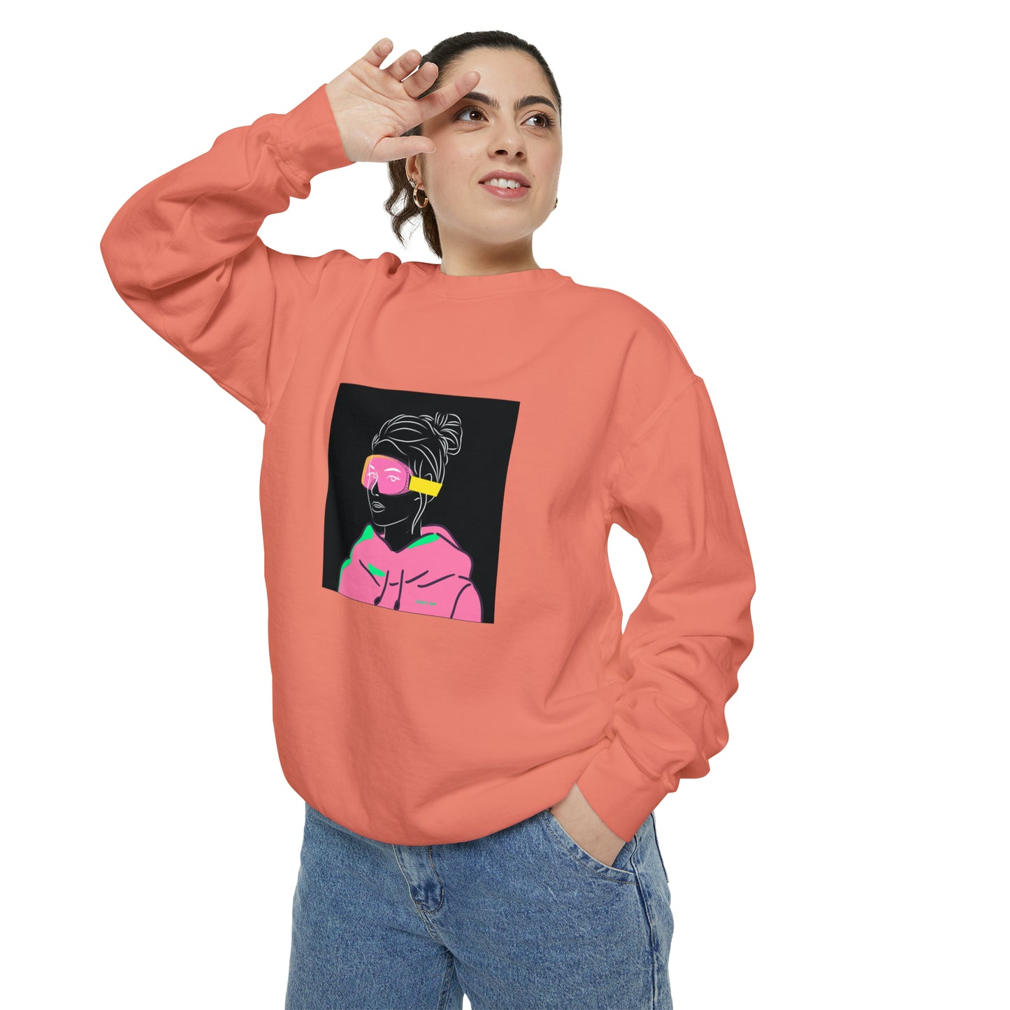 Women's Men's Ski Snowboard Retro Sweatshirt