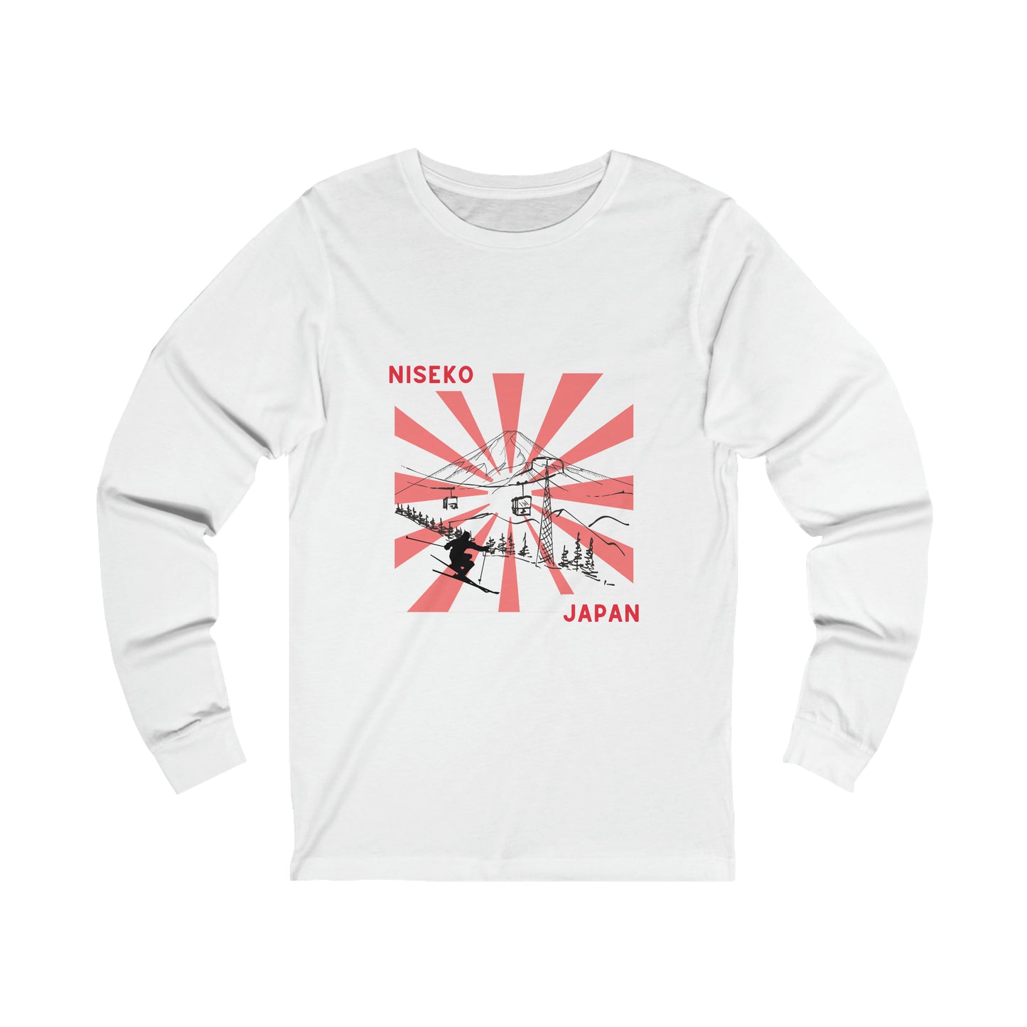 Niseko Japan Women's Men's Jersey Long Sleeve Tee