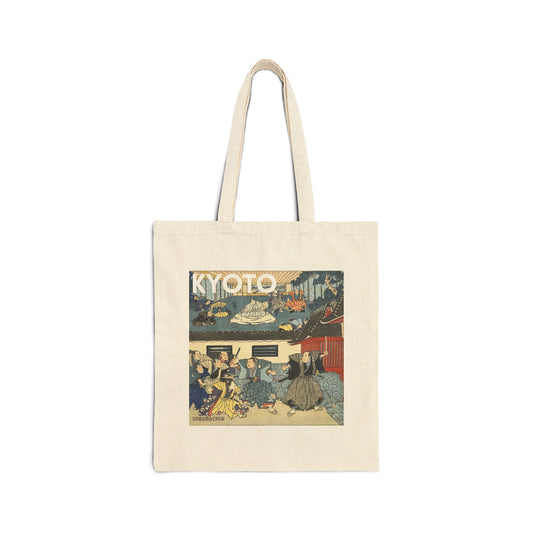 Kyoto Cotton Canvas Tote Bag