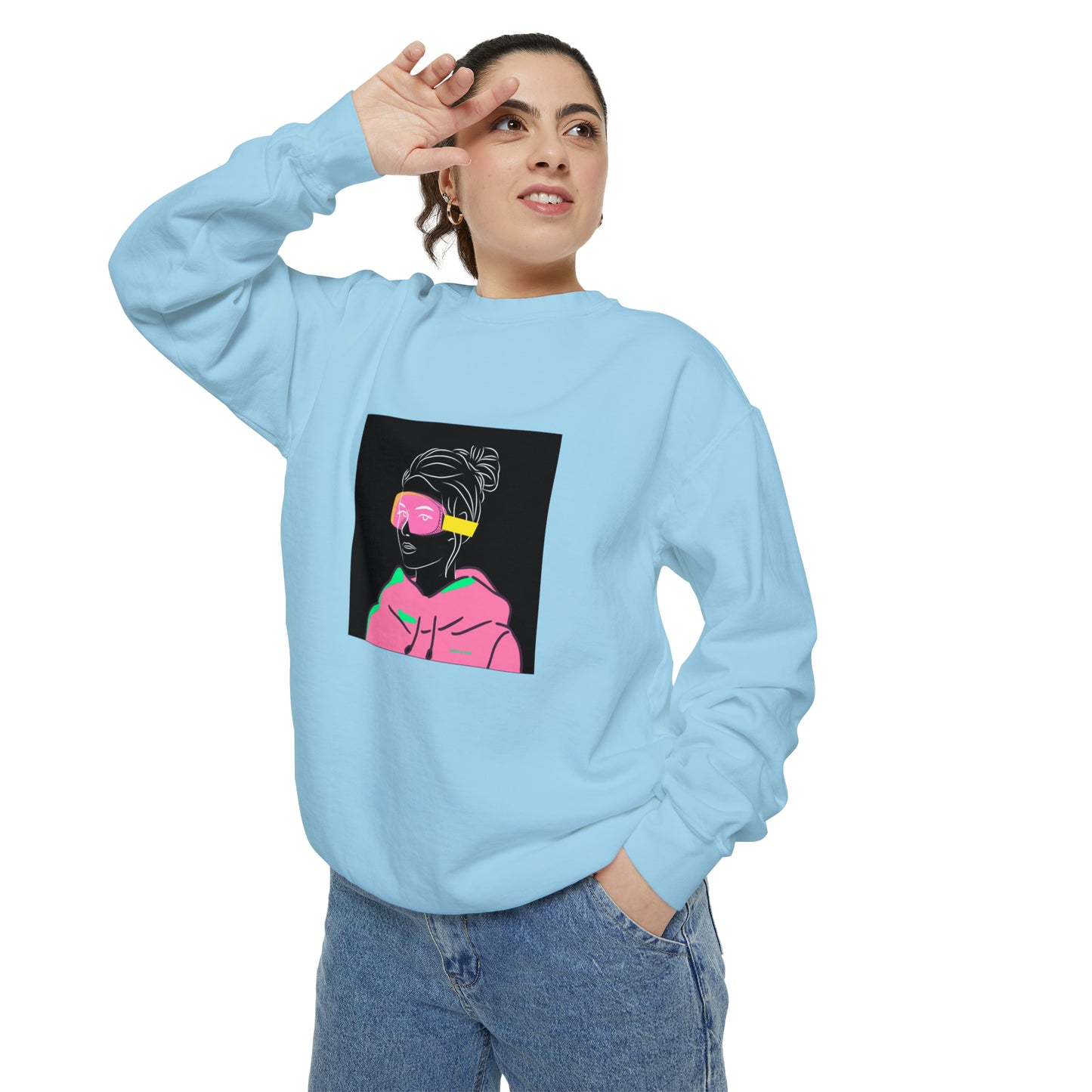 Women's Men's Ski Snowboard Retro Sweatshirt