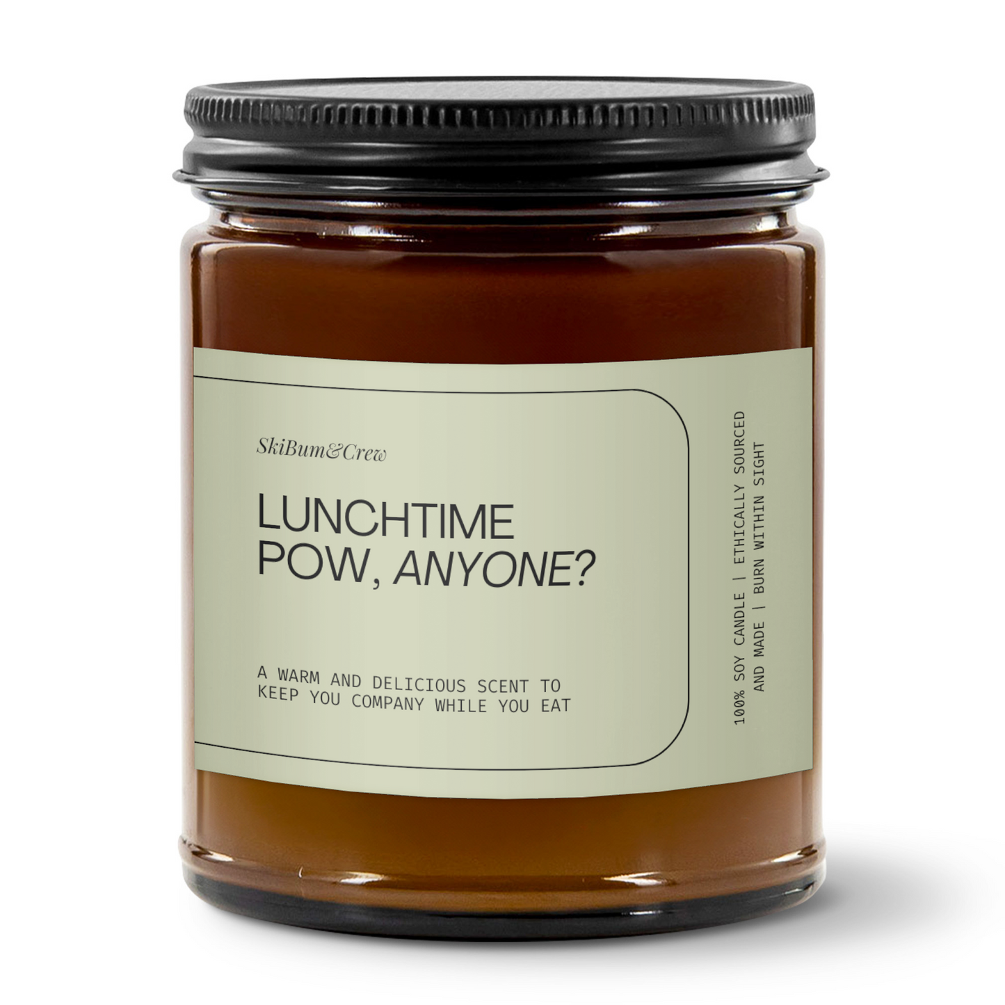 Lunchtime Pow, Anyone? Soy Candle