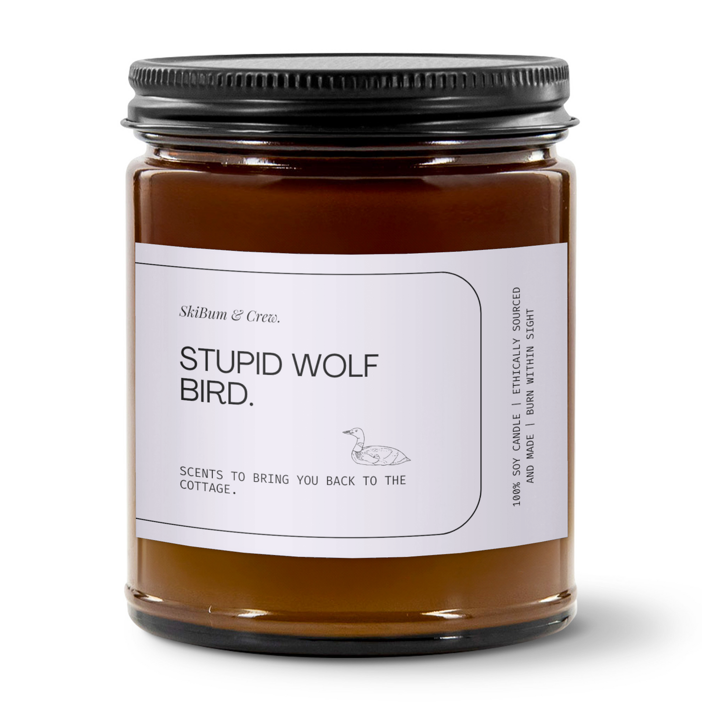 Stupid Wolf Bird Candle