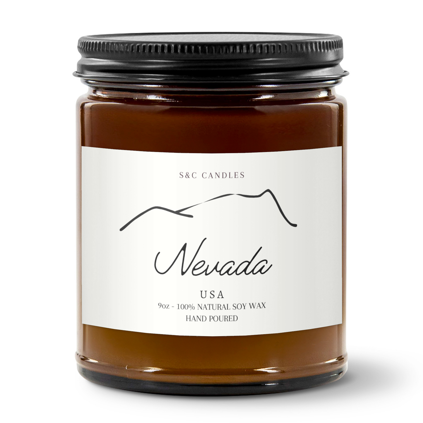 Nevada Mountain Candle - 9oz Natural Soy Wax