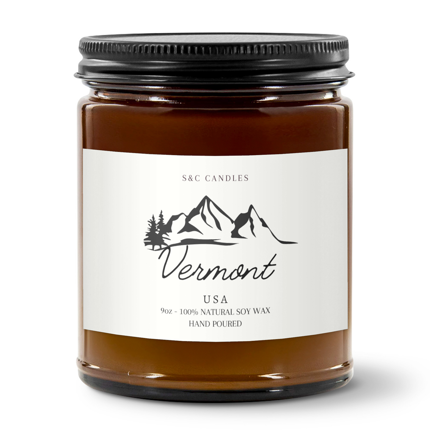 Vermont Mountain Candle - 9oz Natural Soy Wax