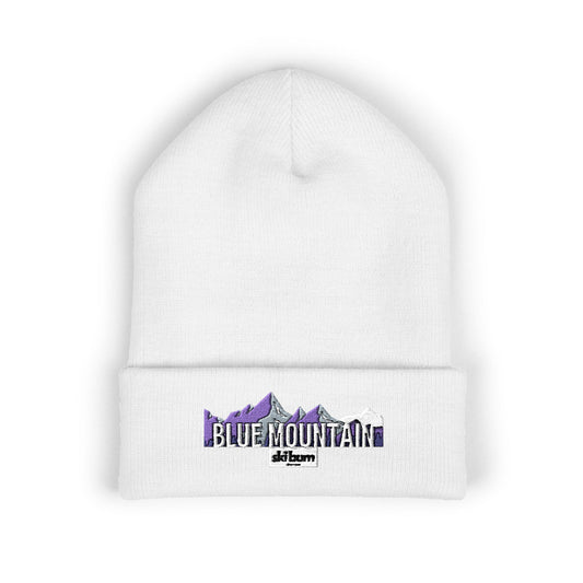 Blue Mountain Embroidered Cuffed Beanie
